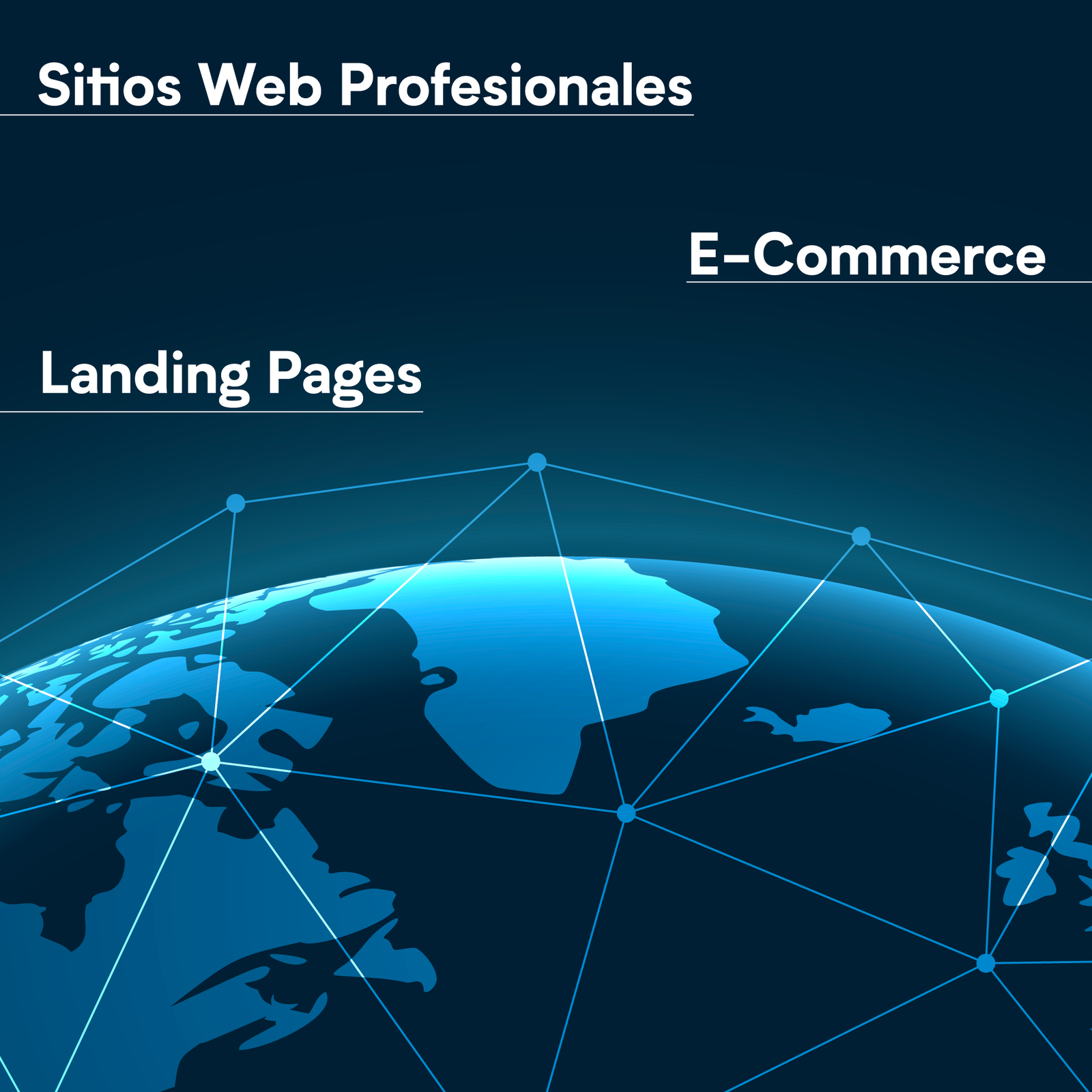 Sitios web profesionales, landing pages y e-commerce